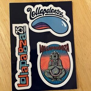 Lollapalooza Sticker Set